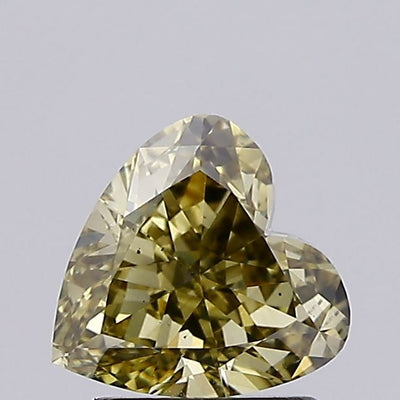 1.59ct Fancy Light Yellow Heart Lab-Grown Diamond | IGI Certified